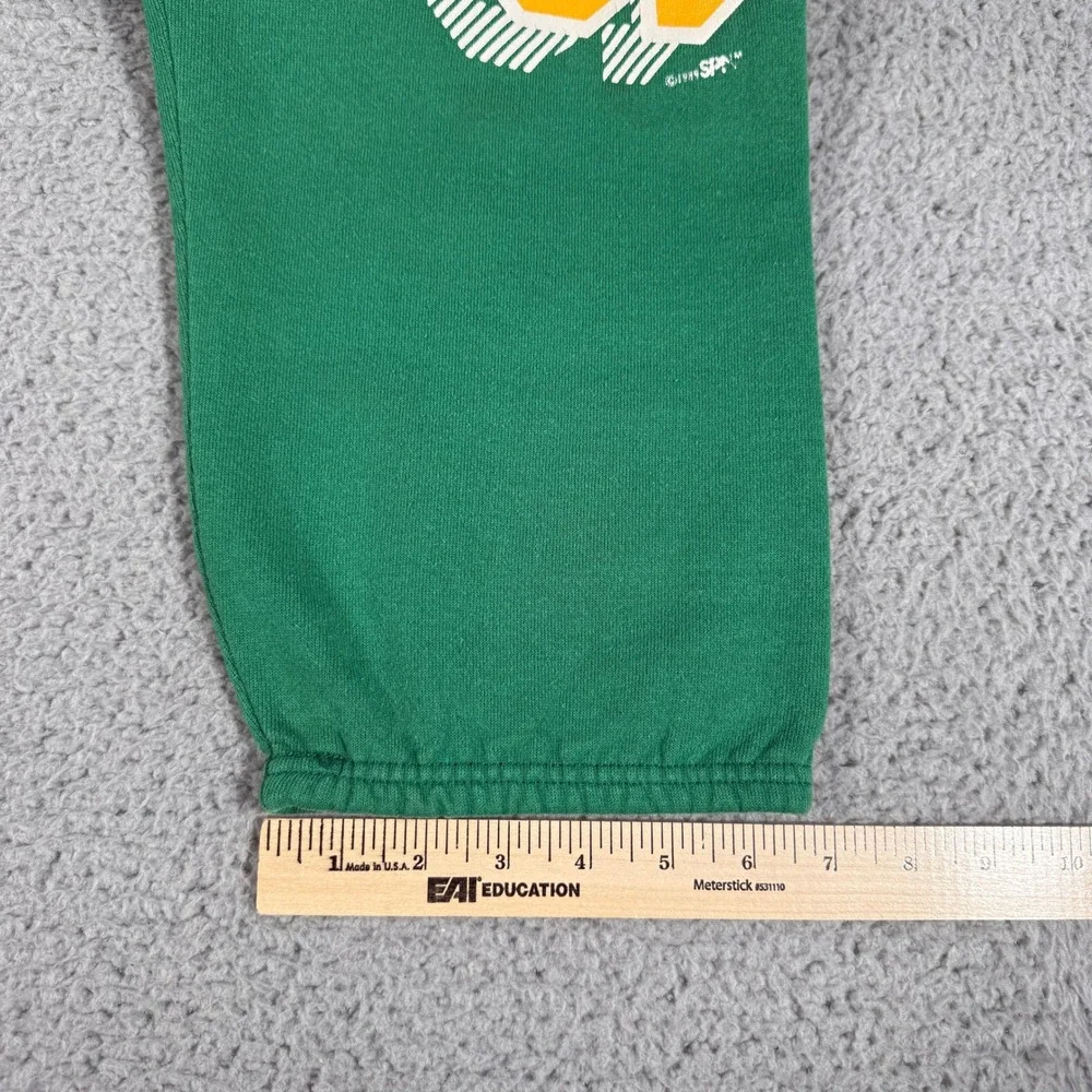 Vintage 1980s CSU Rams Sweatpants Size XL Green Colorado State University